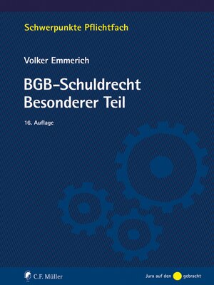 cover image of BGB-Schuldrecht Besonderer Teil, eBook